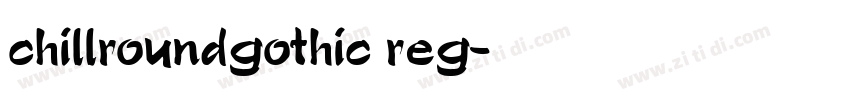 chillroundgothic reg字体转换